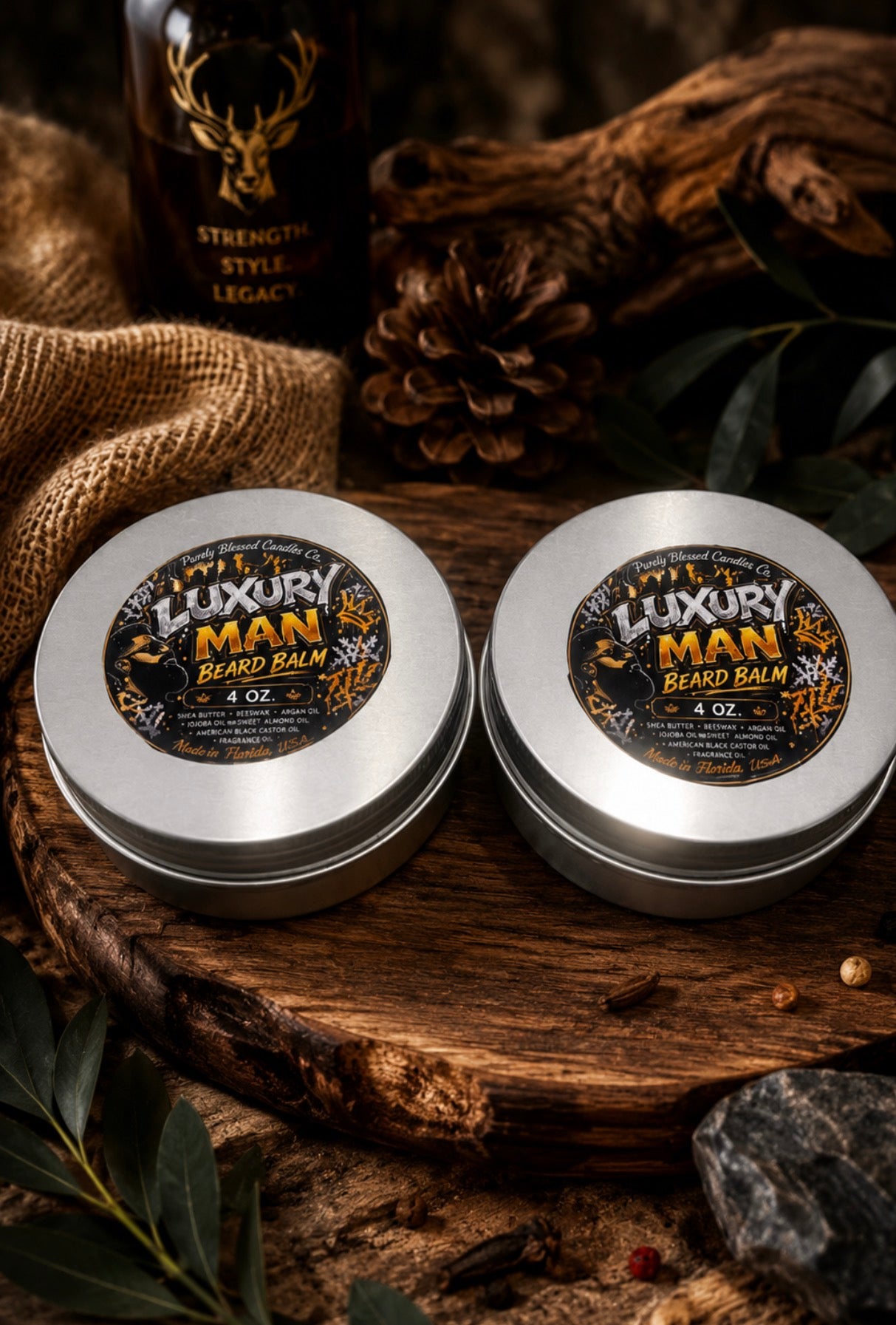 Boss Man Beard Balm Net Wt. 4 oz (113 g)