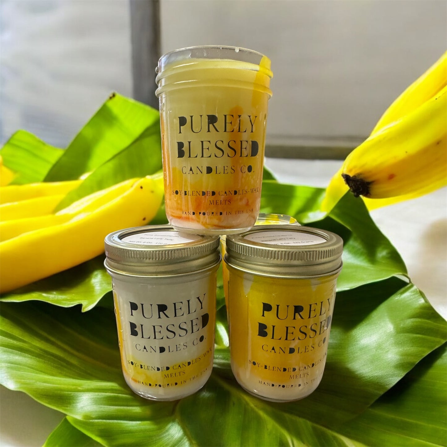6 oz Tie-Dye Soy Blended Candle (mason)