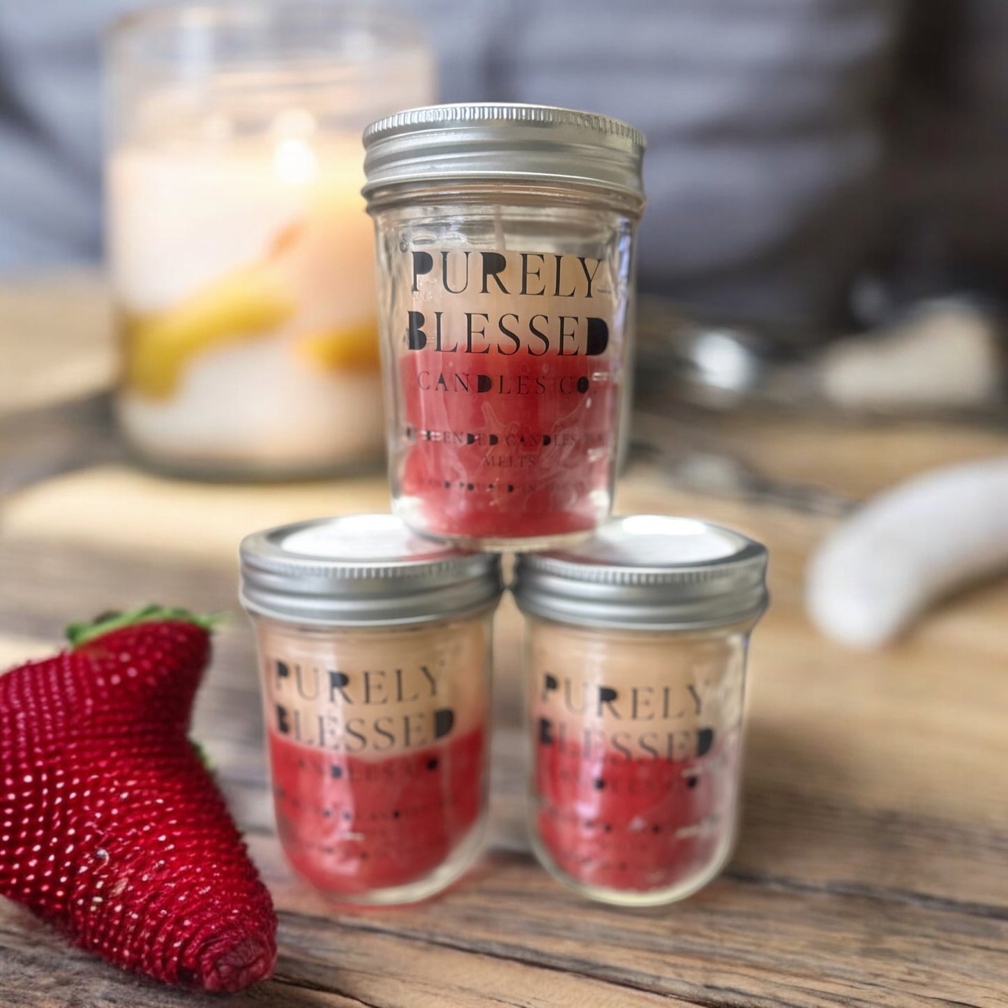Purely Blessed 6 Ounce Candle Collections(mason jar)