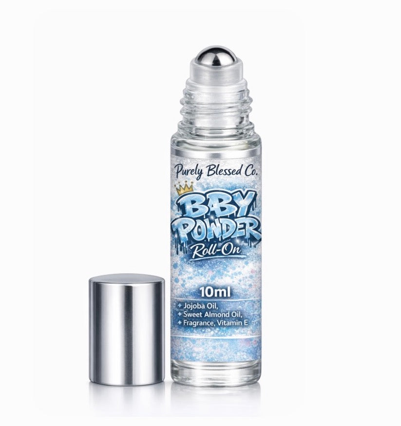 ✨ Baby Powder Roll-On Body Oil (10ml)