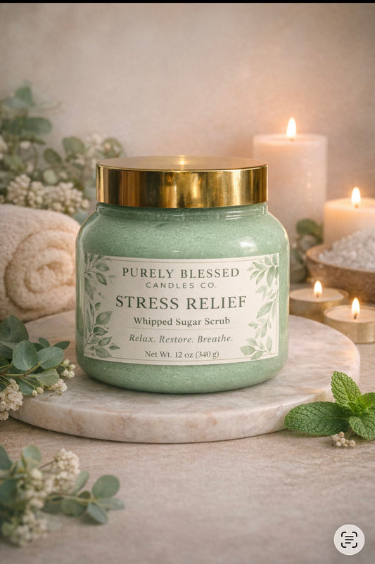Stress Relief Whipped Sugar Scrub